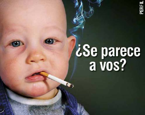 Uruguay 2008 Addiction - targets parents, children copying parents